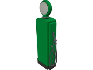 Gas Pump 3D Model