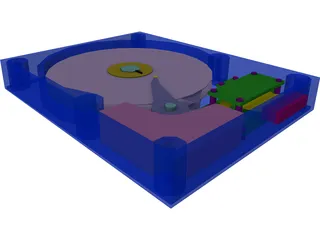 HDD 3.5 Inch 3D Model