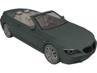 BMW 645i Convertible 3D Model