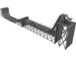 Mega Ramp 3D Model