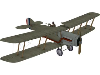 Bristol F2b 3D Model