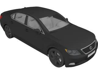 Lexus LS460 3D Model