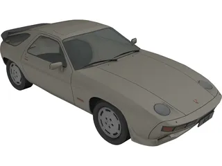 Porsche 928 S 3D Model