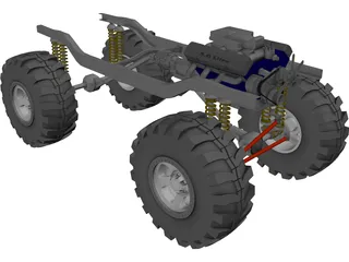 Chassis 4x4 3D Model