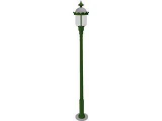 Classic Street Light 3D Model