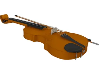 Violin 3D Model