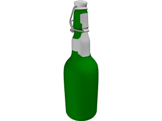 Grolsch Beer Bottle 3D Model