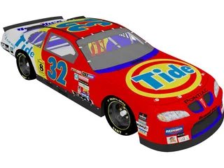 Nascar Stock Car 3D Model