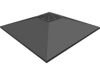 Building Pyramid 3D Model