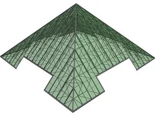 Building Pyramid 3D Model