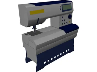 Sewing Machine 3D Model