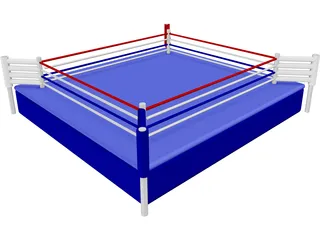Boxing Ring 3D Model