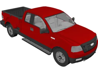 Ford F150 Pickup 3D Model