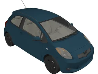 Toyota Yaris 3D Model