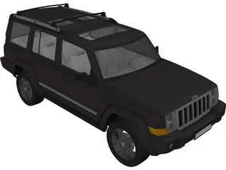 Jeep Commander 3D Model