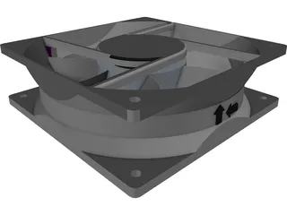 Axial Fan 3D Model