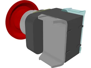 Stop Switch 3D Model