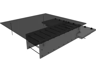 Living Room Table 3D Model