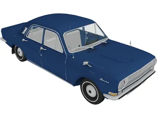 GAZ-24 Volga 3D Model