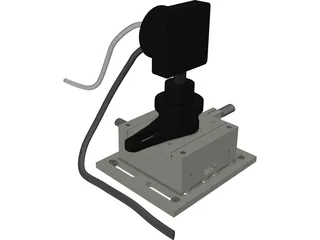 Si Detector 3D Model