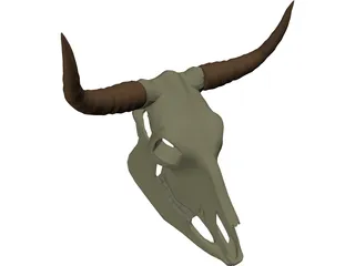 Cow Scull 3D Model