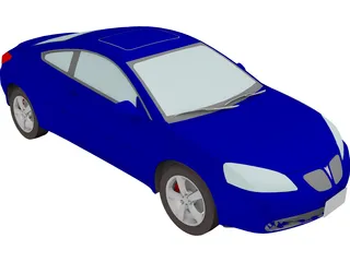 Pontiac G6 Coupe (2007) 3D Model