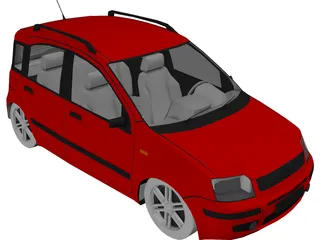 Fiat Panda (2005) 3D Model