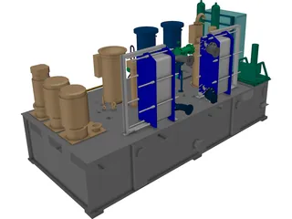 Oil Module 3D Model