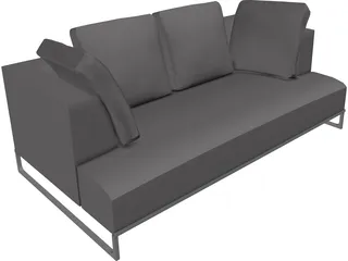 B&B Couch 3D Model