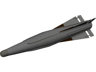 AIM-26B Falcon (Rb27) 3D Model