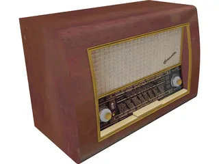 Old Radio 3D Model