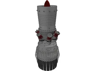 Jet Engine 3D Model