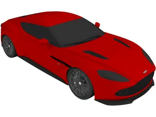 Aston Martin V12 Zagato 3D Model