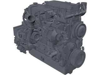 Cummins QSB 6.7 Engine 3D Model