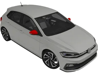 Volkswagen Polo (2018) 3D Model