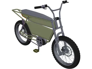 Electric Bicycle 3D Model