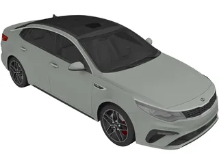 Kia Optima T-GDi (2019) 3D Model