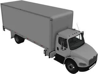 Freightliner Box Truck (2012) 3D Model
