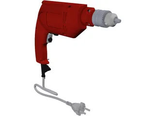 Hand Drill 3D Model