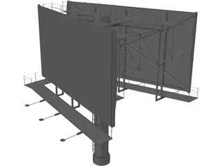 Billboard 3D Model