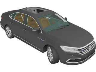 Volkswagen Passat PHEV CN-Spec (2019) 3D Model