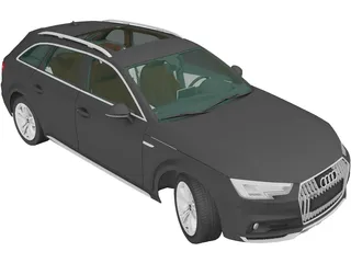 Audi A4 Allroad [B9] (2017) 3D Model