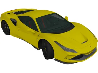 Ferrari F8 Tributo (2019) 3D Model