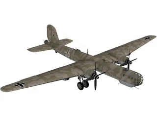 Heinkel HE-177 3D Model