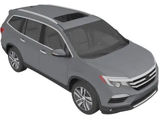 Honda Pilot (2016) 3D Model