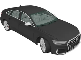 Audi S6 Sedan (2019) 3D Model