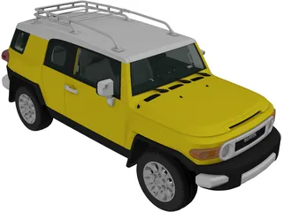 Toyota FJ Cruiser (2010) 3D Model