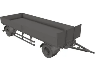 Truck Trailer 3D Model