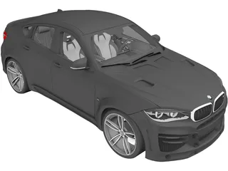 BMW X6 Lumma [+Interior] 3D Model