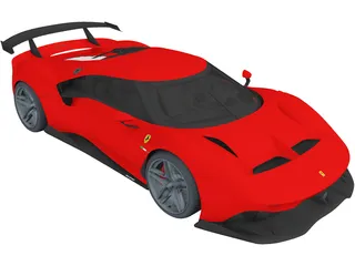 Ferrari P80C (2019) 3D Model